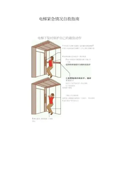 电梯事故自救指南
