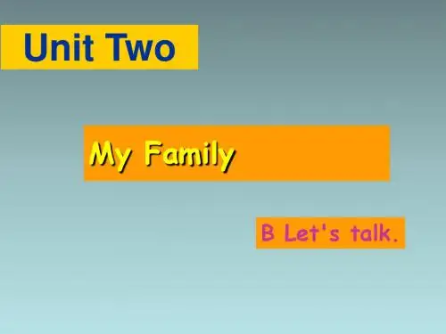 三年级英语下册_Unit2_B_Let's_talk课件_人教PEP(标准版)