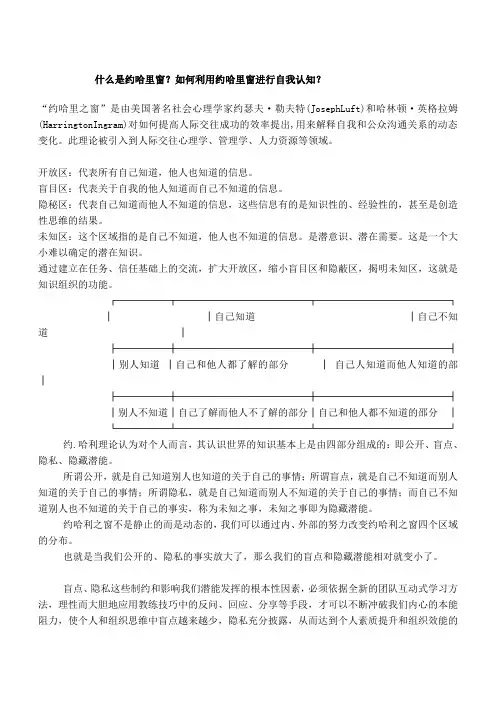 约哈里之窗