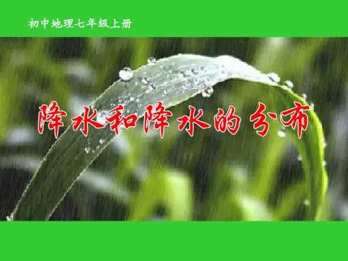 降水及降水的分布课件