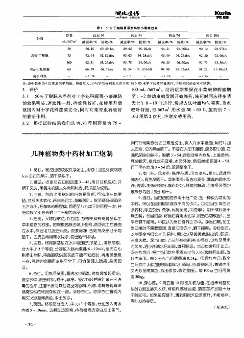 几种植物类中药材加工炮制