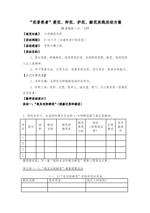 科技教育活动方案 2
