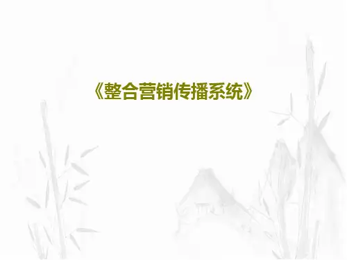 《整合营销传播系统》73页PPT