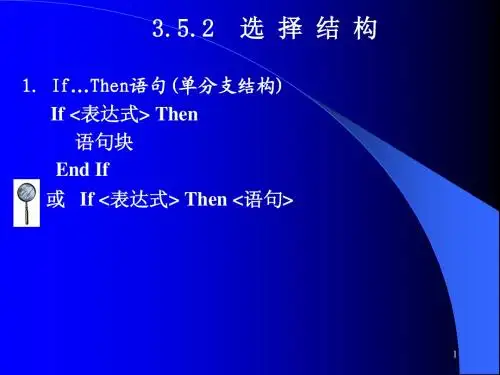 VB课件第4章1