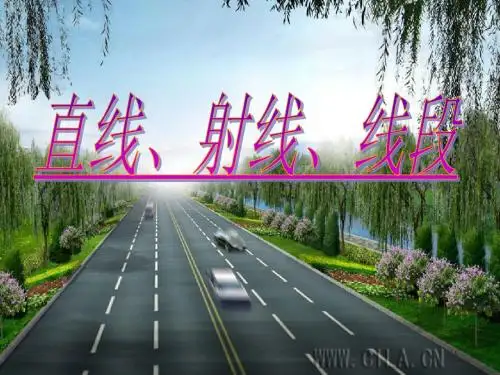 【精品推荐】新人教版四年级数学上册直线射线线段课件优质PPT课件