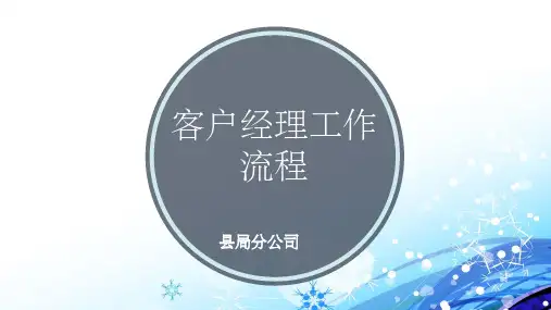 烟草客户经理培训课件