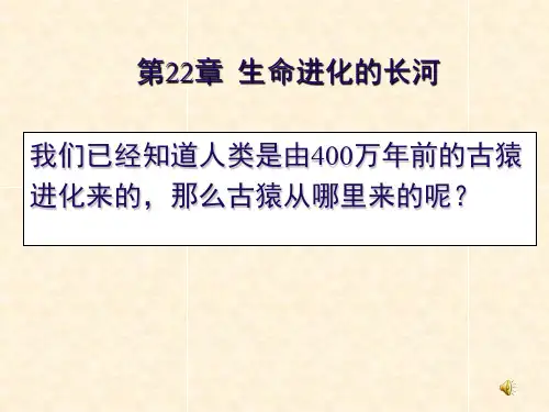 21-1 生命的起源(北师大八下