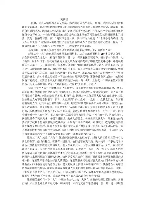 大美新疆 2