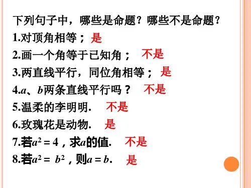 判断_定义与命题