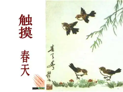 触摸春天ppt