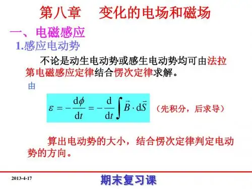 大学物理(下)期末复习课201112