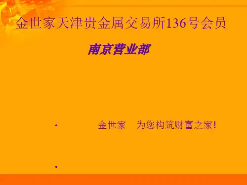 金融背景PPT模板