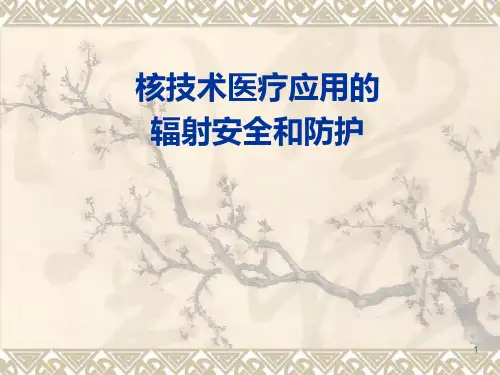 医疗应用的辐射安全和防护 PPT课件