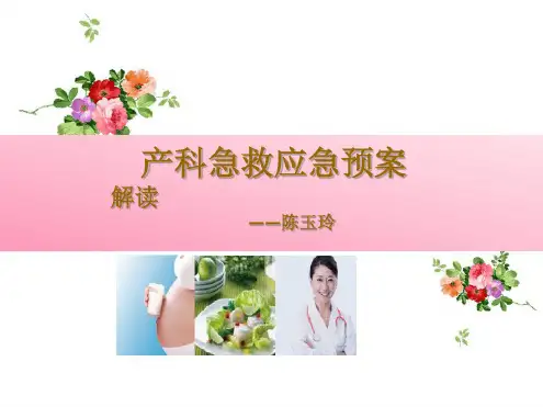 产科应急预案课件