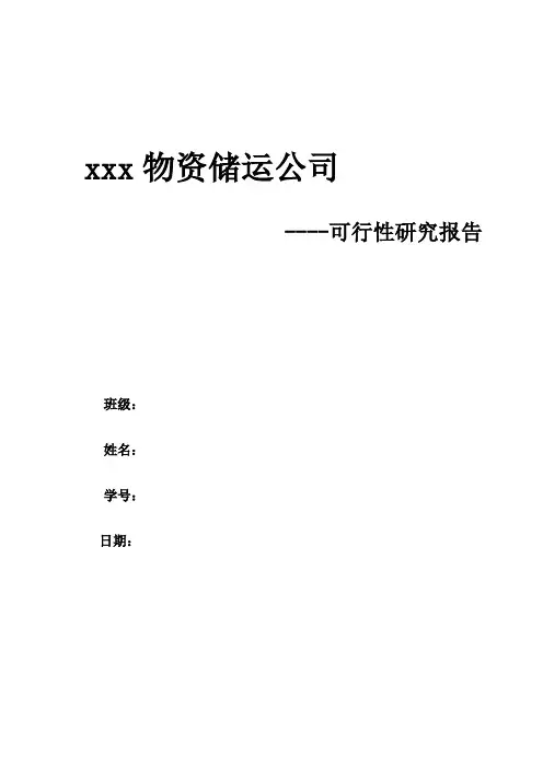 可行性分析报告