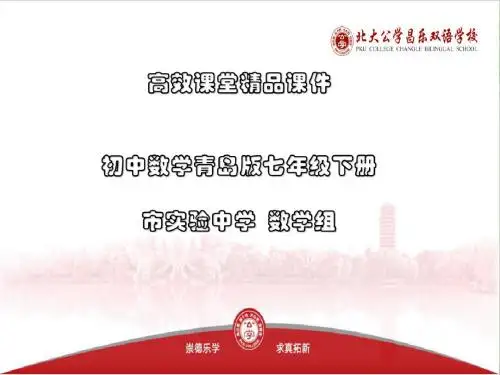初中数学青岛版七年级下册高效课堂资料10.2(1)二元一次方程组的解法