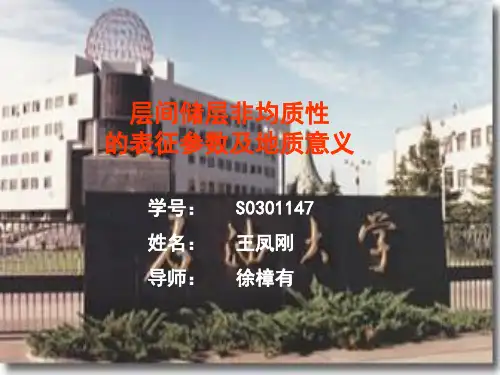 层间储层非均质性的表征参数及地质意义.