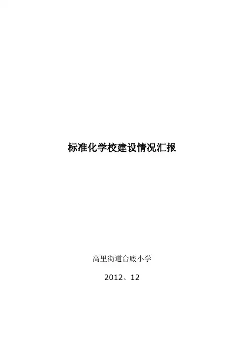 标准化汇报