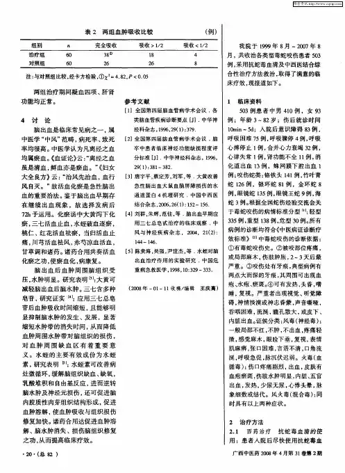 中西医结合治疗毒蛇咬伤503例