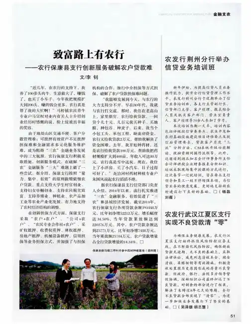 农发行武汉江夏区支行实现不良贷款清“零”