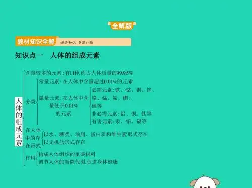 2019年九年级化学下册第十二单元化学与生活课题2化学元素与人体健康课件(新版)新人教版