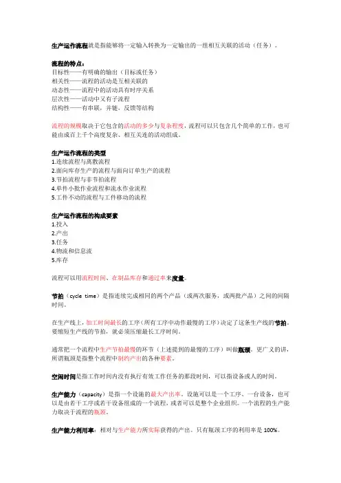 企业管理概论期末复习