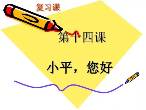 九年级教科版十四课复习课教学设计