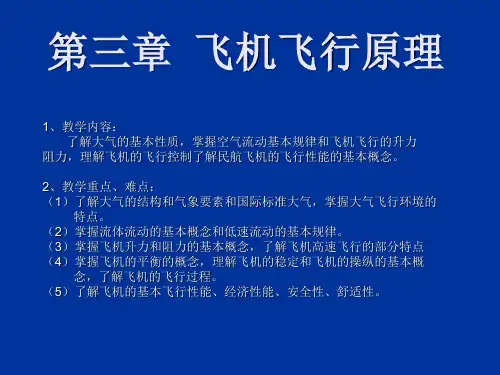 第三章 飞机的飞行原理