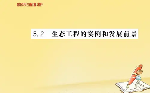 高二生物选修三学案课件：专题5 生态工程 5.2