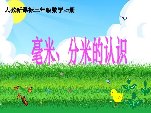 测量―毫米分米的认识PPT课件