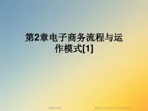 第2章电子商务流程与运作模式[1]