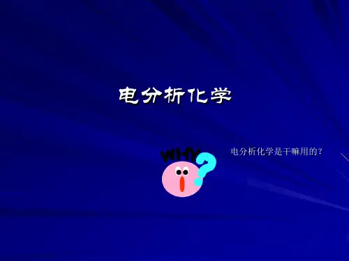 电化学分析教材