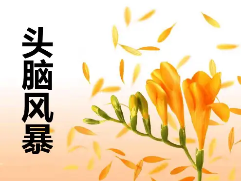 头脑风暴培训