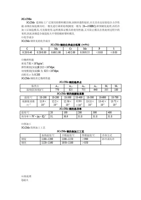 3Cr2Mo(P20钢)