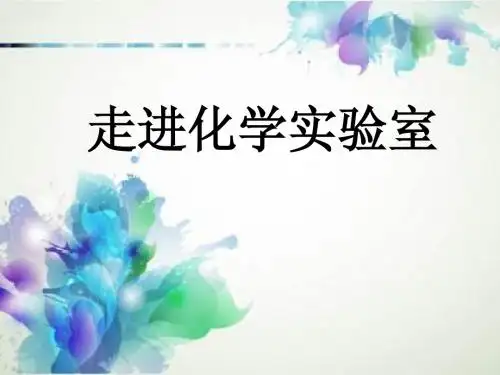 走进化学实验室1