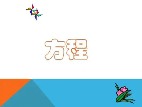 北师大六年级数学总复习《代数初步方程》PPT