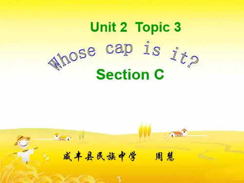 英语仁爱版七年级上册《Unit 2 Looking Different Topic 1 I h...》课件公开课 (1)