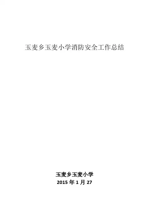 消防安全工作总结