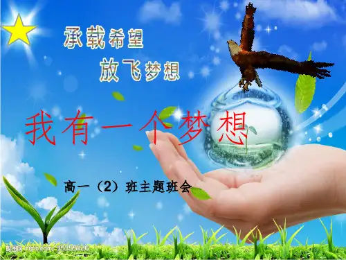 我有一个梦想主题班会(培文)