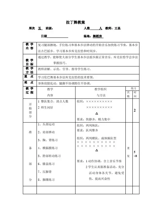 拉丁舞教案5-
