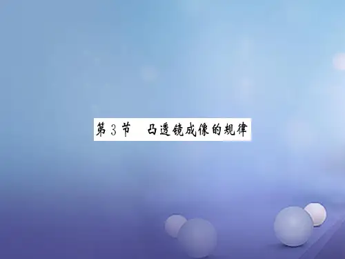 部编新人教版八年级物理上册5.3凸透镜成像的规律复习课件部编新人教版081037