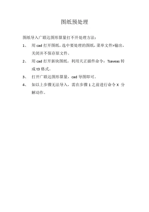 图纸处理