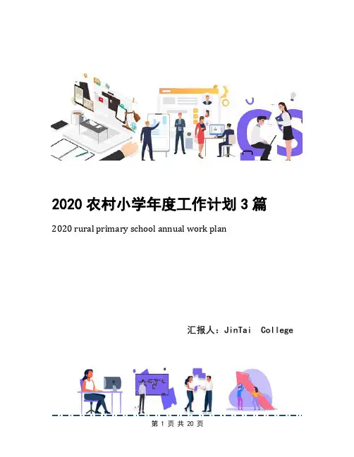 2020农村小学年度工作计划3篇