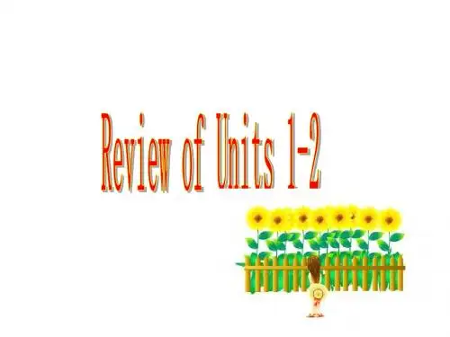 Review of Units 1-2