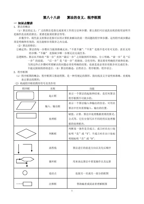 算法的讲义