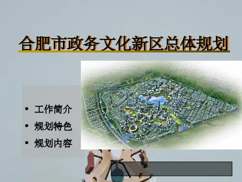 安徽省合肥市政务文化新区总体规划
