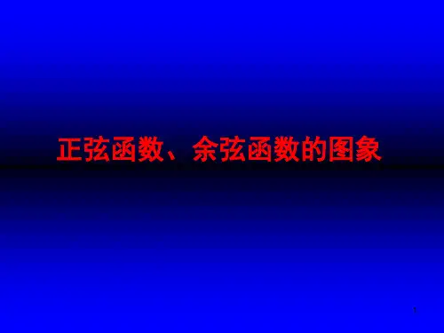 人教版高中数学必修4(A版) 正弦函数余弦函数的图象  PPT课件