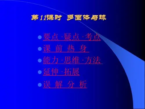 多面体和球