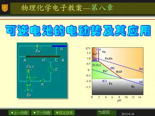 08章_可逆电池的电动势及其应用