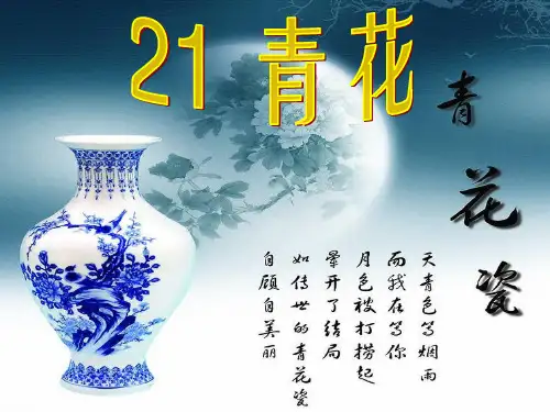 《青花》PPT完整版课件